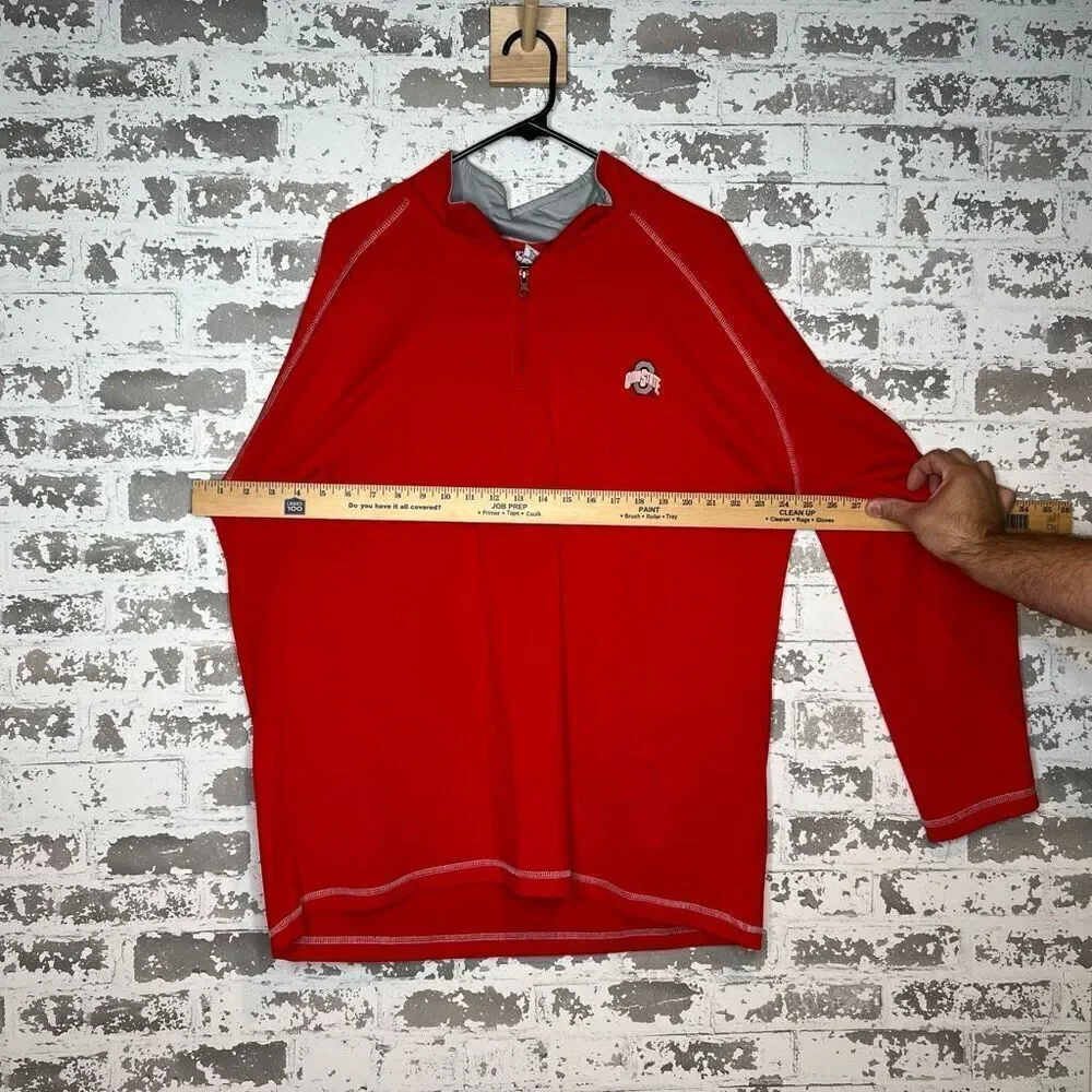 Ohio state buckeyes long sleeve 1/4 zip